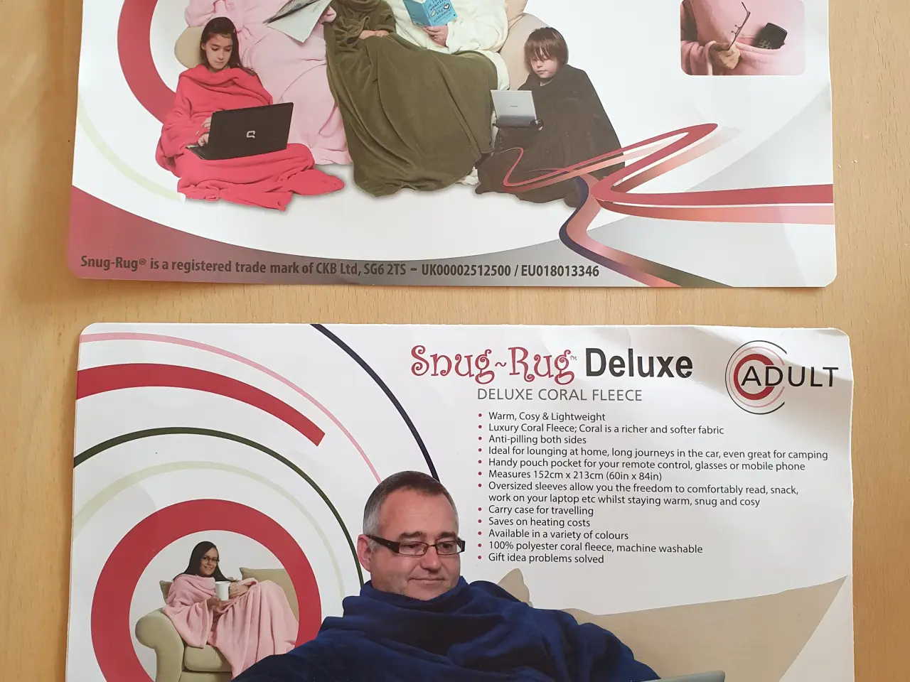 Billede 2 - Tæppe med ærmer , Snug Rug Deluxe