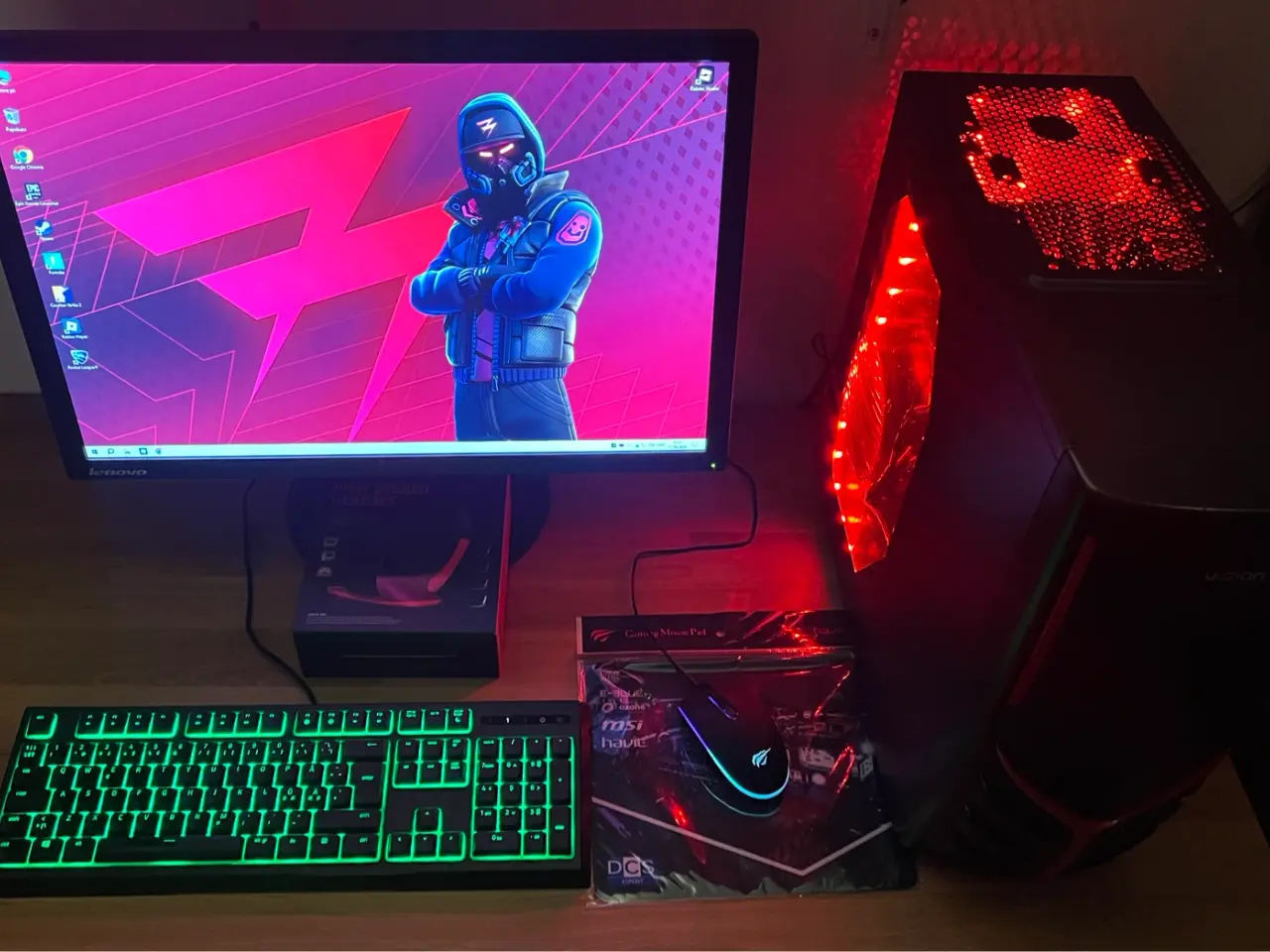 Billede 1 - Gamer PC Sæt, Fortnite, CS, Roblox, Minecraft