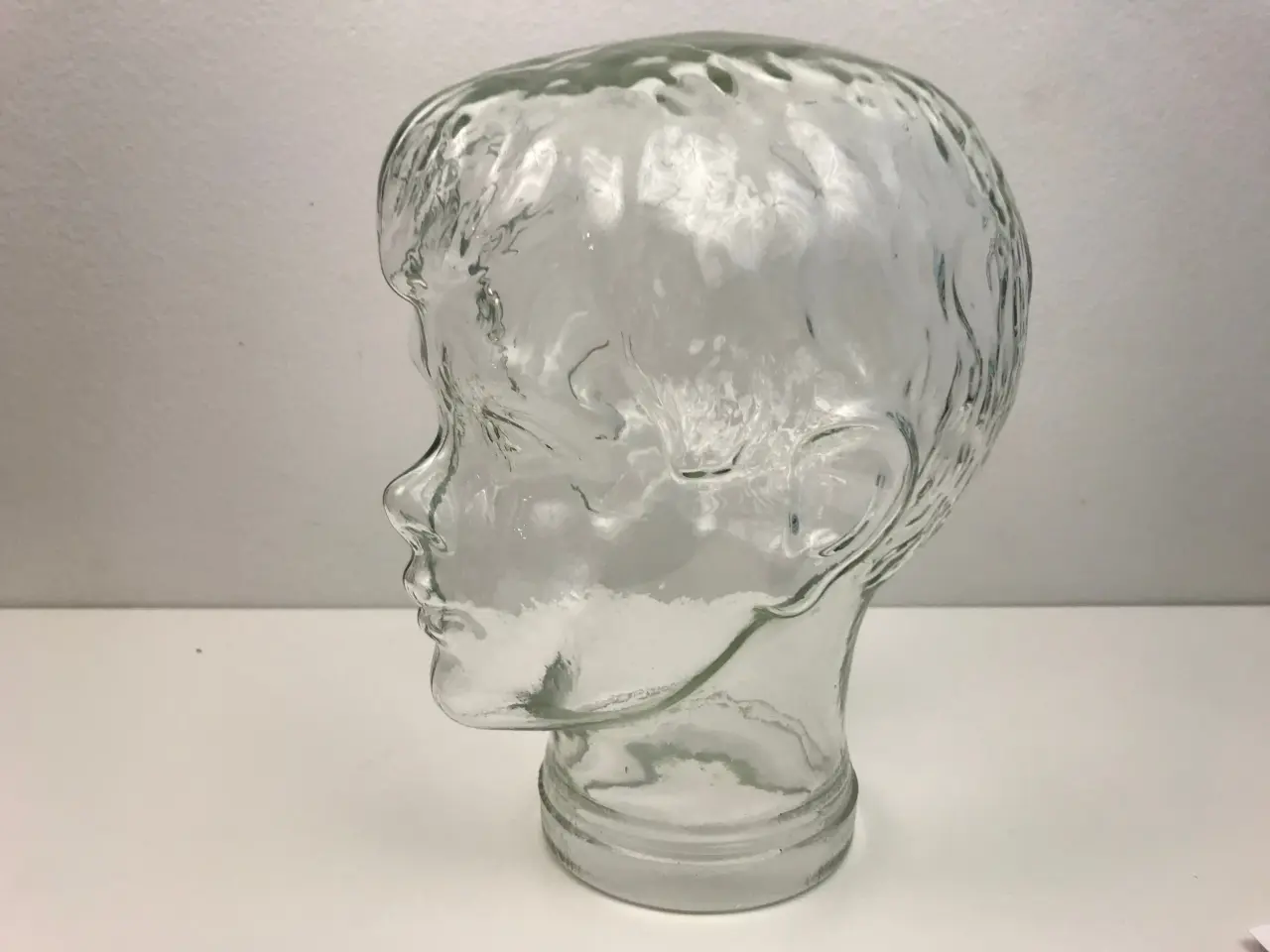 Billede 6 - Glasfigur / Glas-hoved (dreng) 