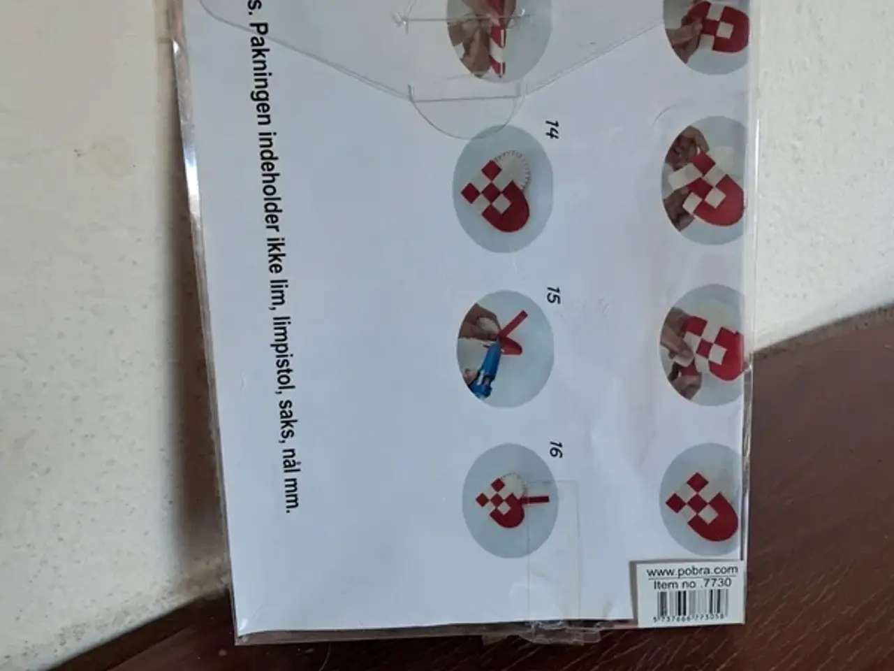 Billede 2 - Pobra, Flet selv julehjerter