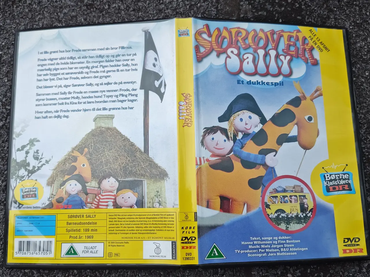 Billede 1 - Sørøver Sally DVD Dukkefilm