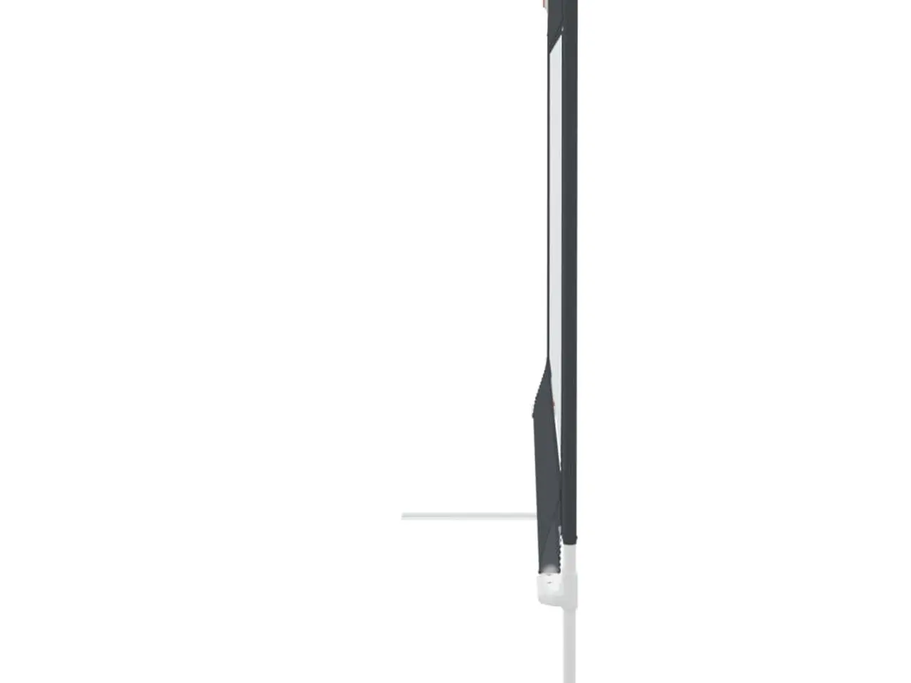 Billede 5 - Sengehest 190 × 25 cm i stof - mørkegrå, højdejusterbar