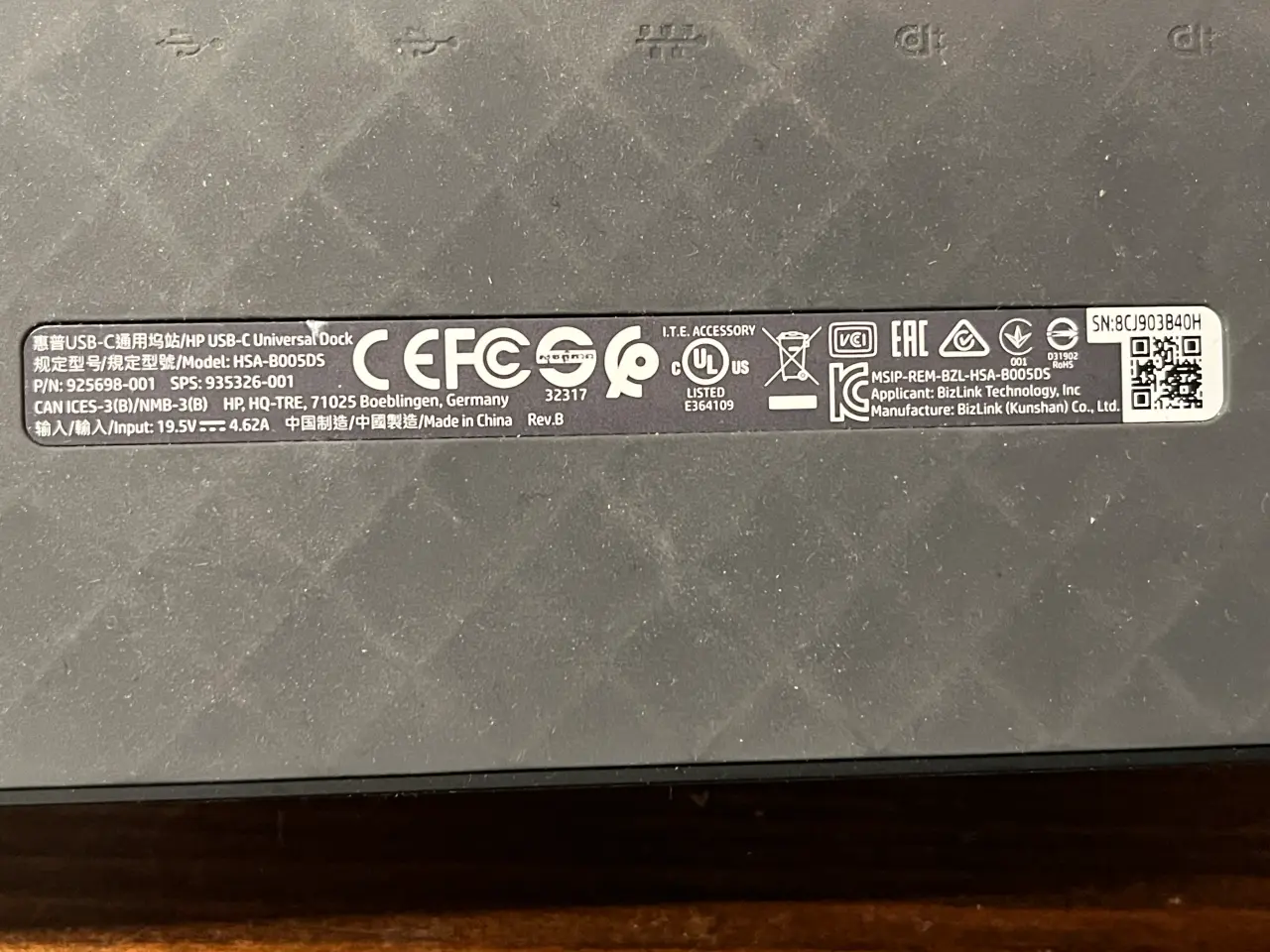 Billede 4 - HP USB-C universal dockingstation