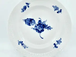 Blå Blomst Flettet Frokosttallerken nr. 10-8095. sortering 3