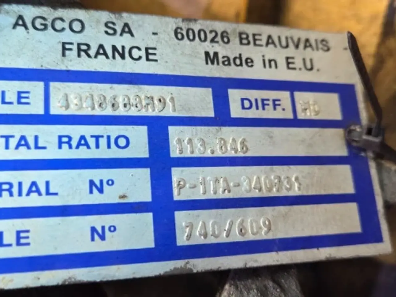 Billede 18 - Massey Ferguson 7480 Differentiale 7300471101