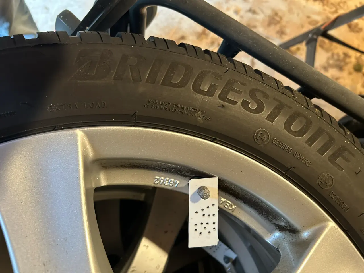 Billede 6 - Vinterdæk. Bridgestone på Borbet alu-fælge