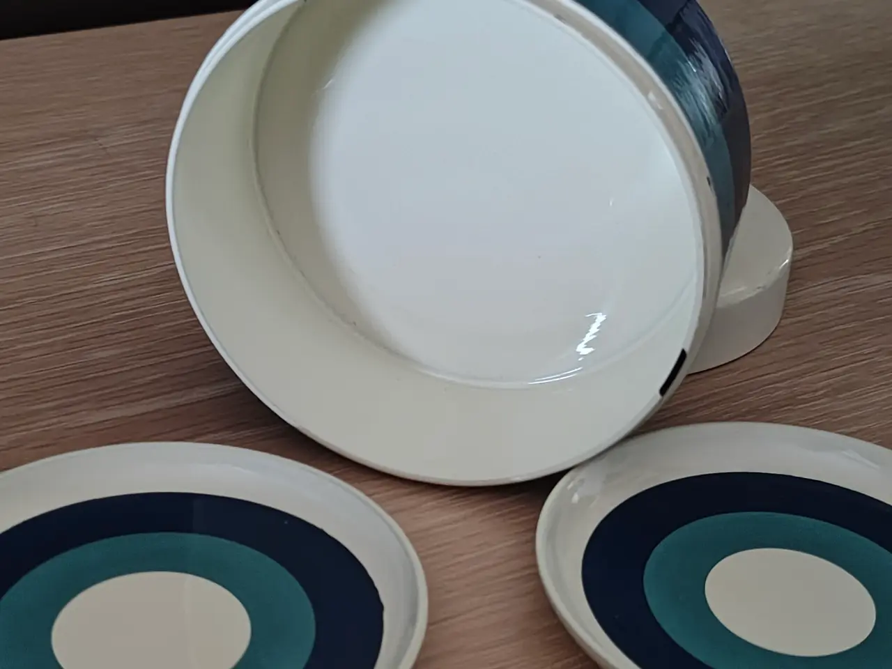 Billede 5 - Flot coasters sæt med 5 bakker