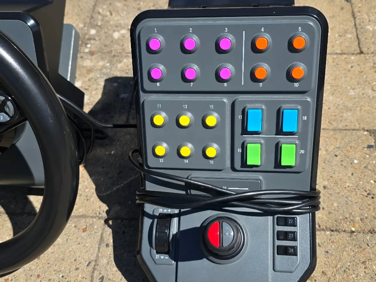Billede 3 - Logitech - G Farming Simulator rat, pedaler og kon