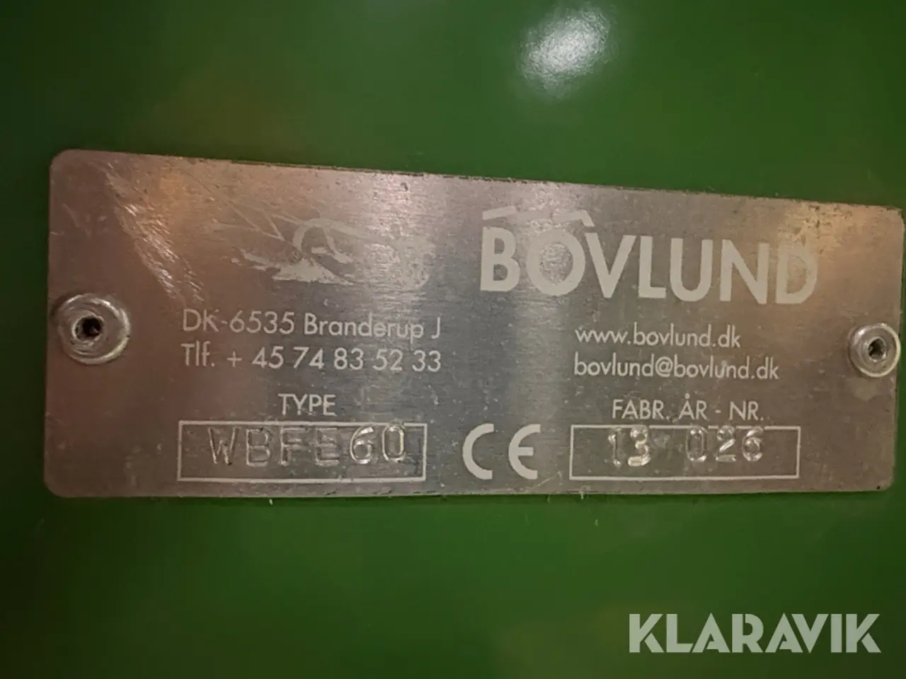 Billede 11 - Fodfræser Bovlund WBFE60