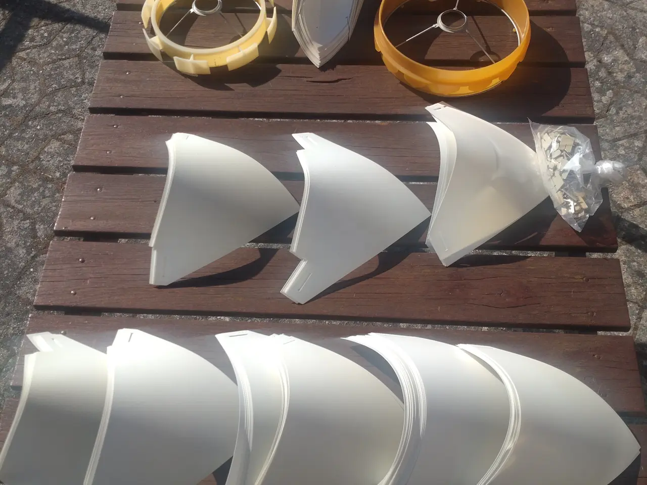 Billede 2 - 2 stk Hoyrup Butterfly lampe