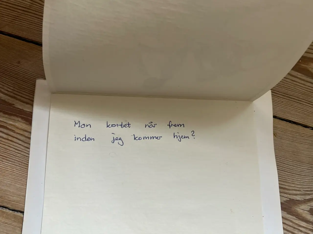 Billede 3 - Lille postkort størrelse tegning