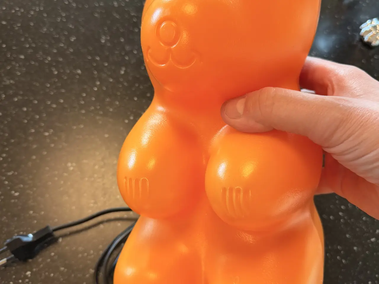 Billede 2 - Orange Bamselampe 