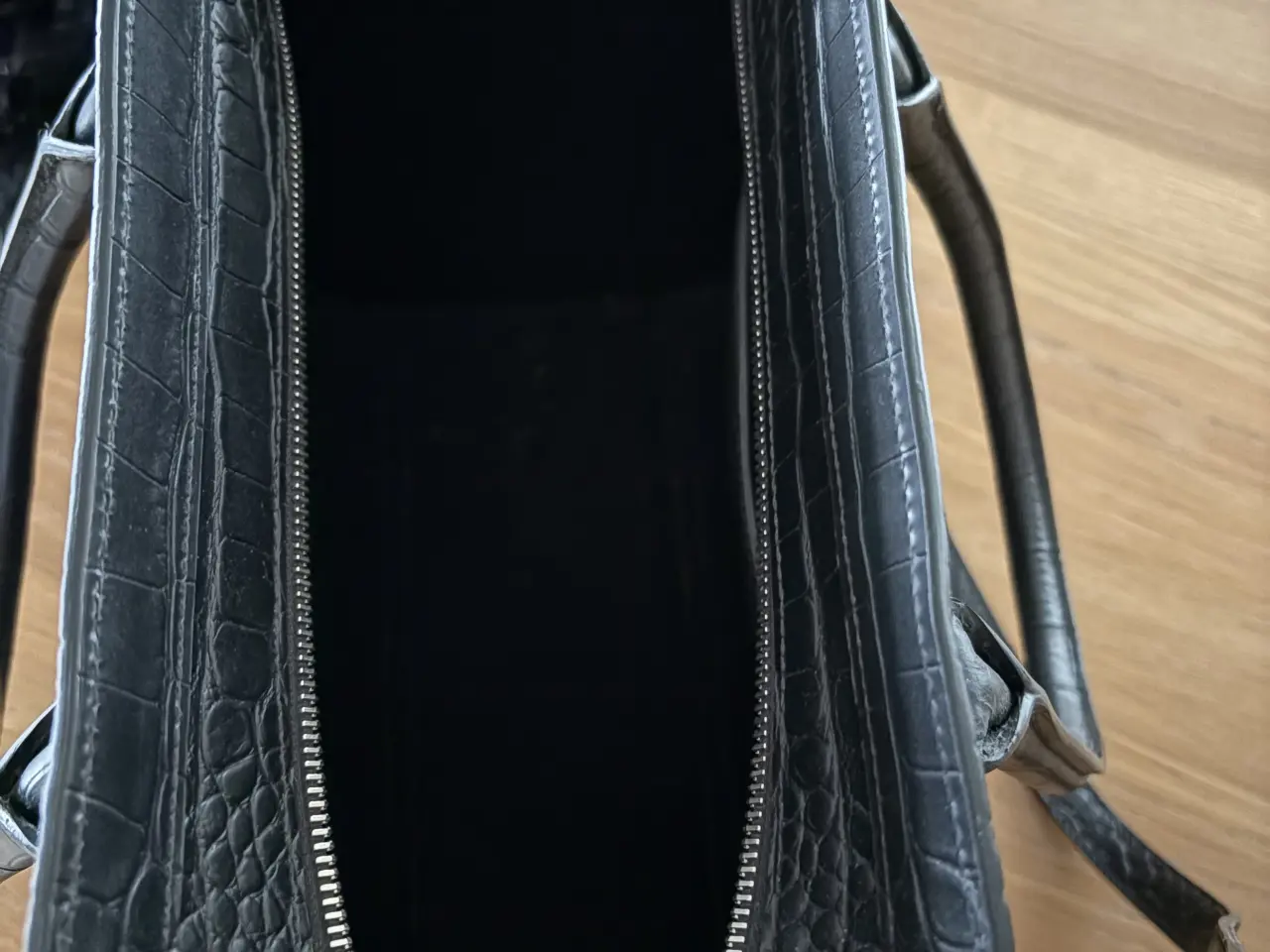Billede 6 - Mulberry small zipped Bayswater, Croc.