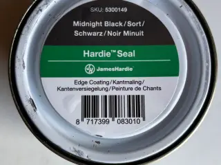 Sort Kantmaling Hardie Seal