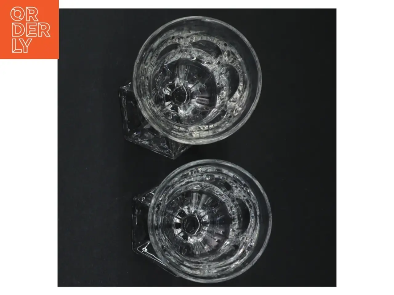 Billede 2 - Gennemsigtige glas på fod (str. 14 x 6,5 cm)