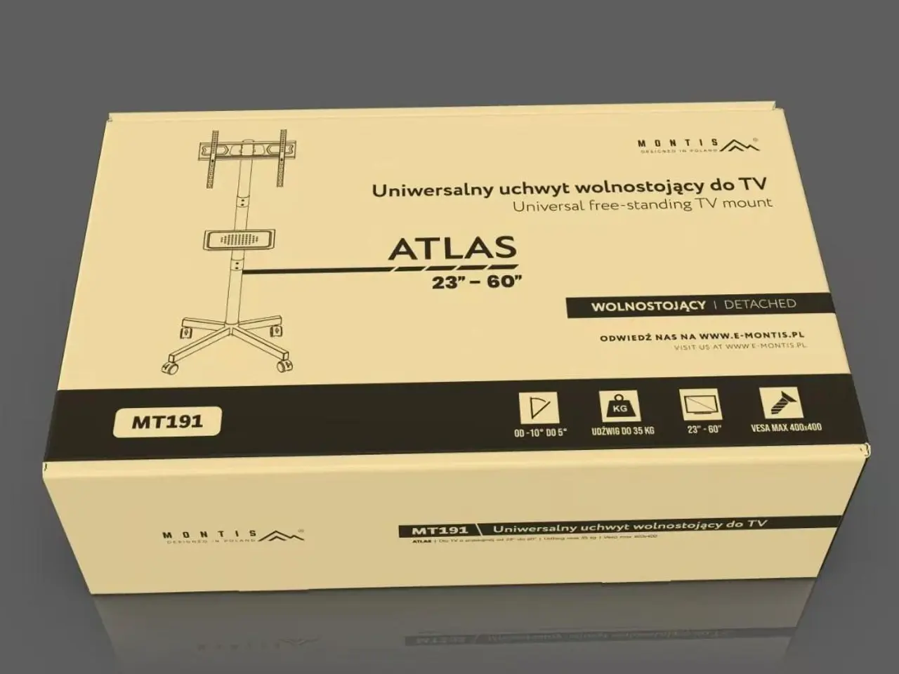 Billede 6 - TV-stander på hjul MONTIS MT191 ATLAS - 26-60"