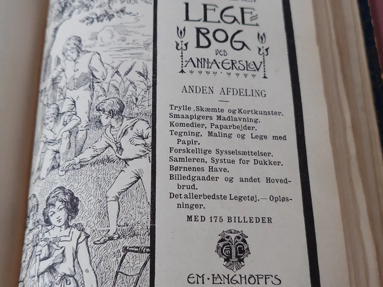 Billede 2 - Illustreret Legebog fra 1897 antikvarisk