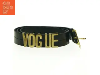 Sort VOGUE bælte (str. 108 cm)