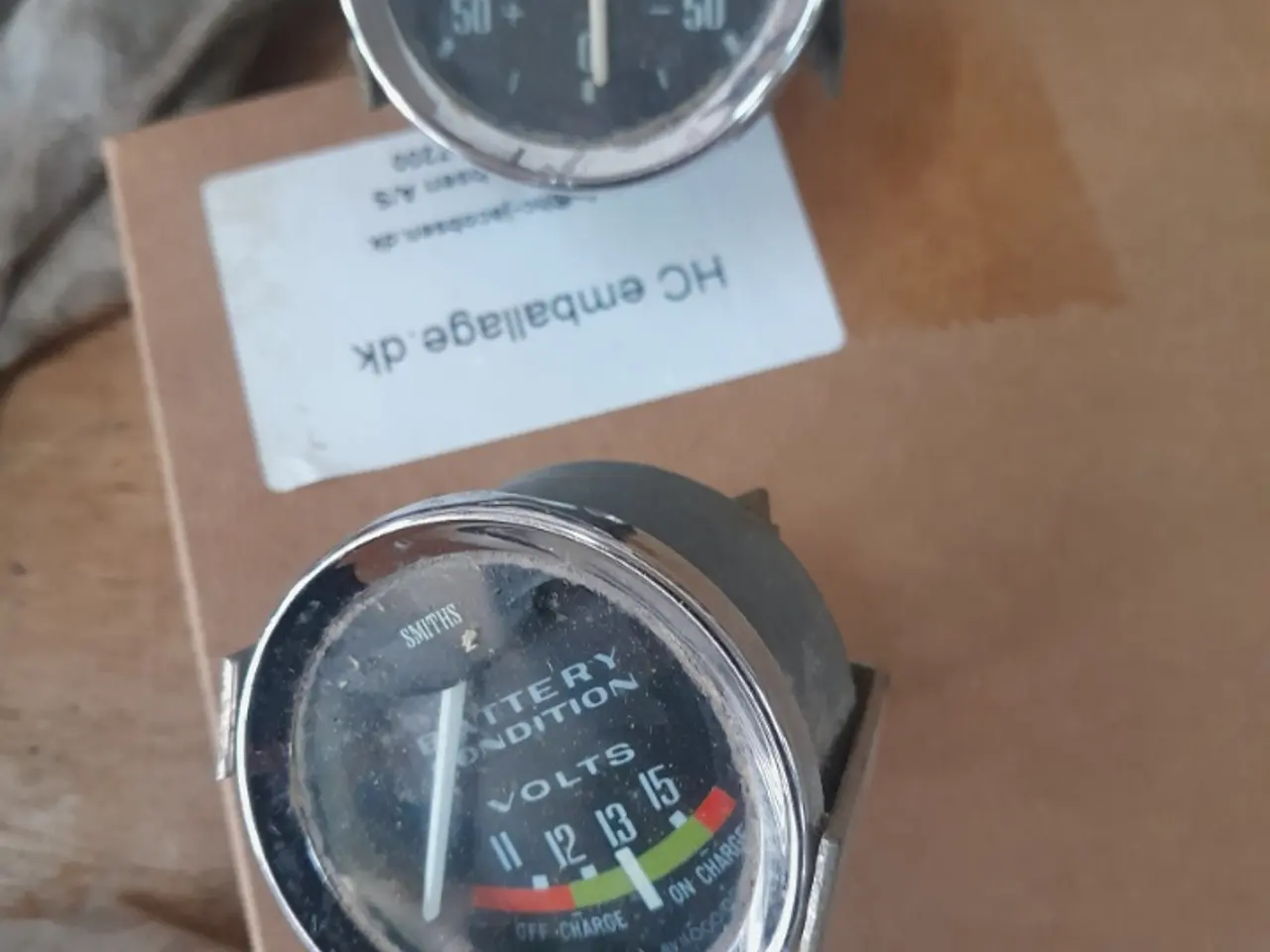 Billede 3 - Smith Amperemeter og Voltmeter. Samlet pris