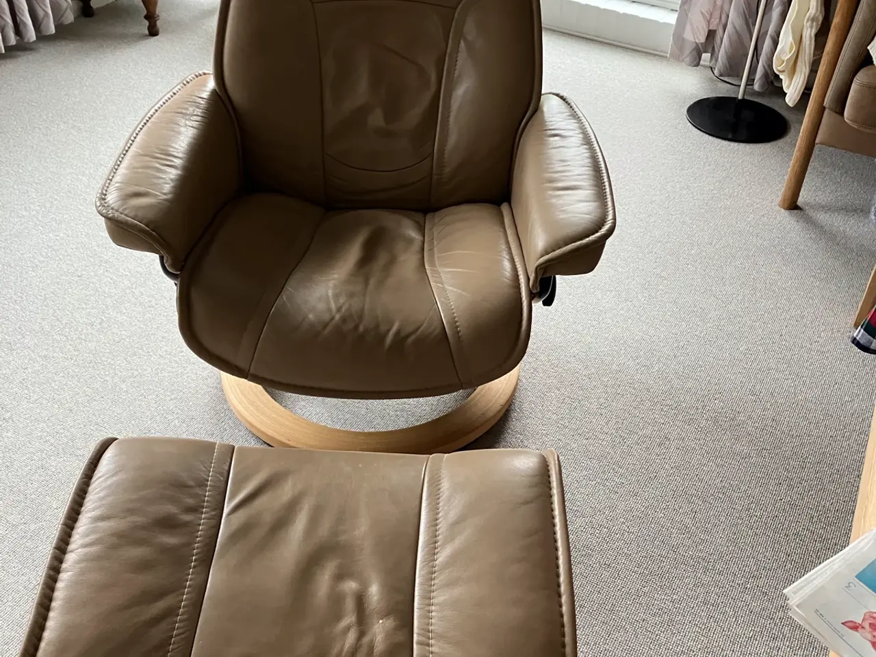 Billede 1 - Stresless stol incl. skammel
