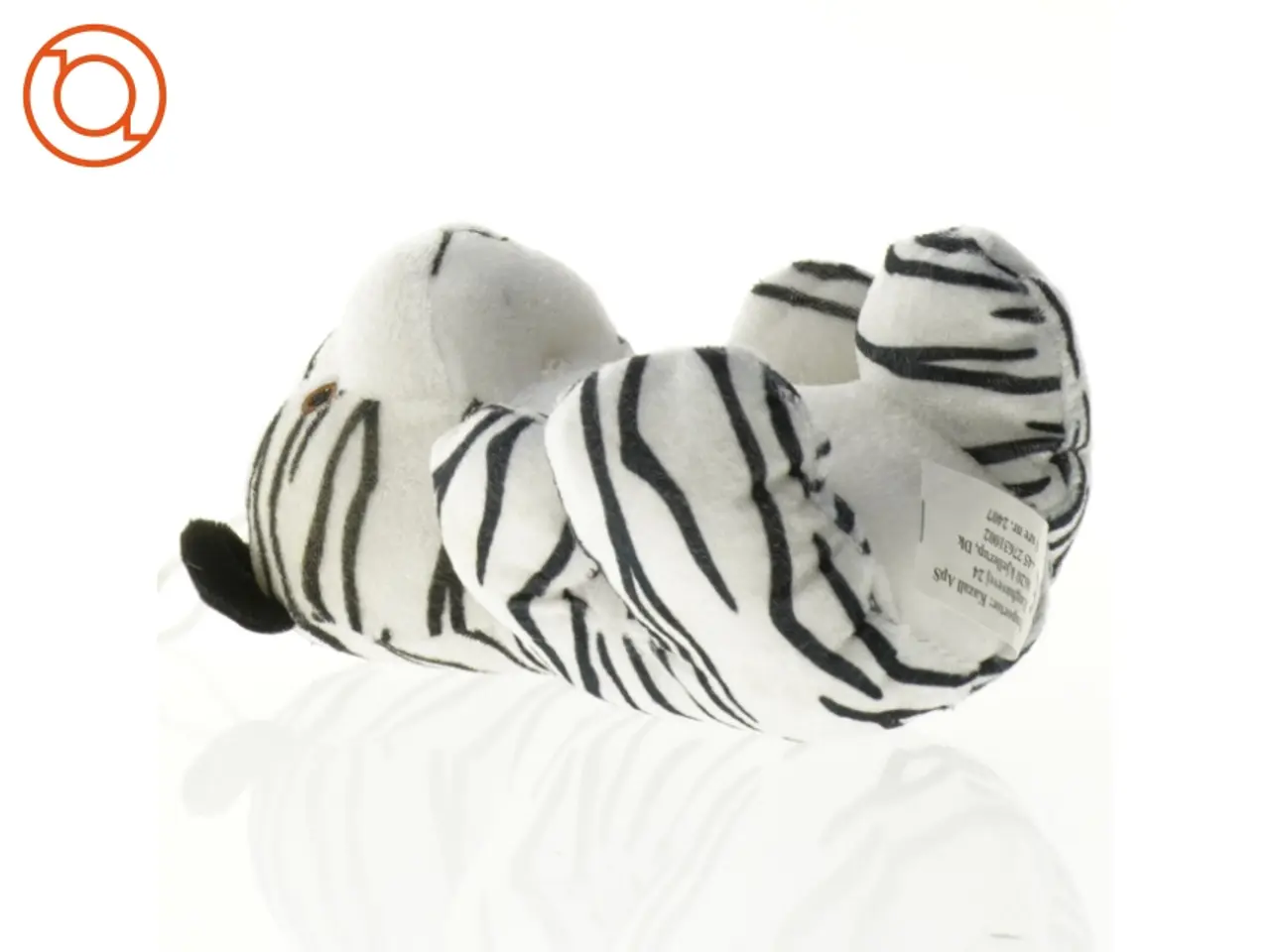 Billede 4 - Tøjdyr, hvid tiger (str. 19 cm)