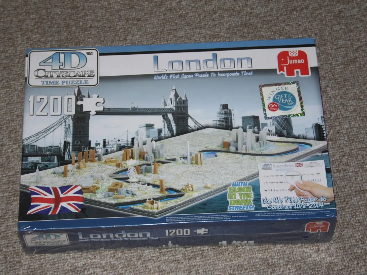 Billede 1 - 4D Jumbo puslespil London 1200 Cityscape time puz