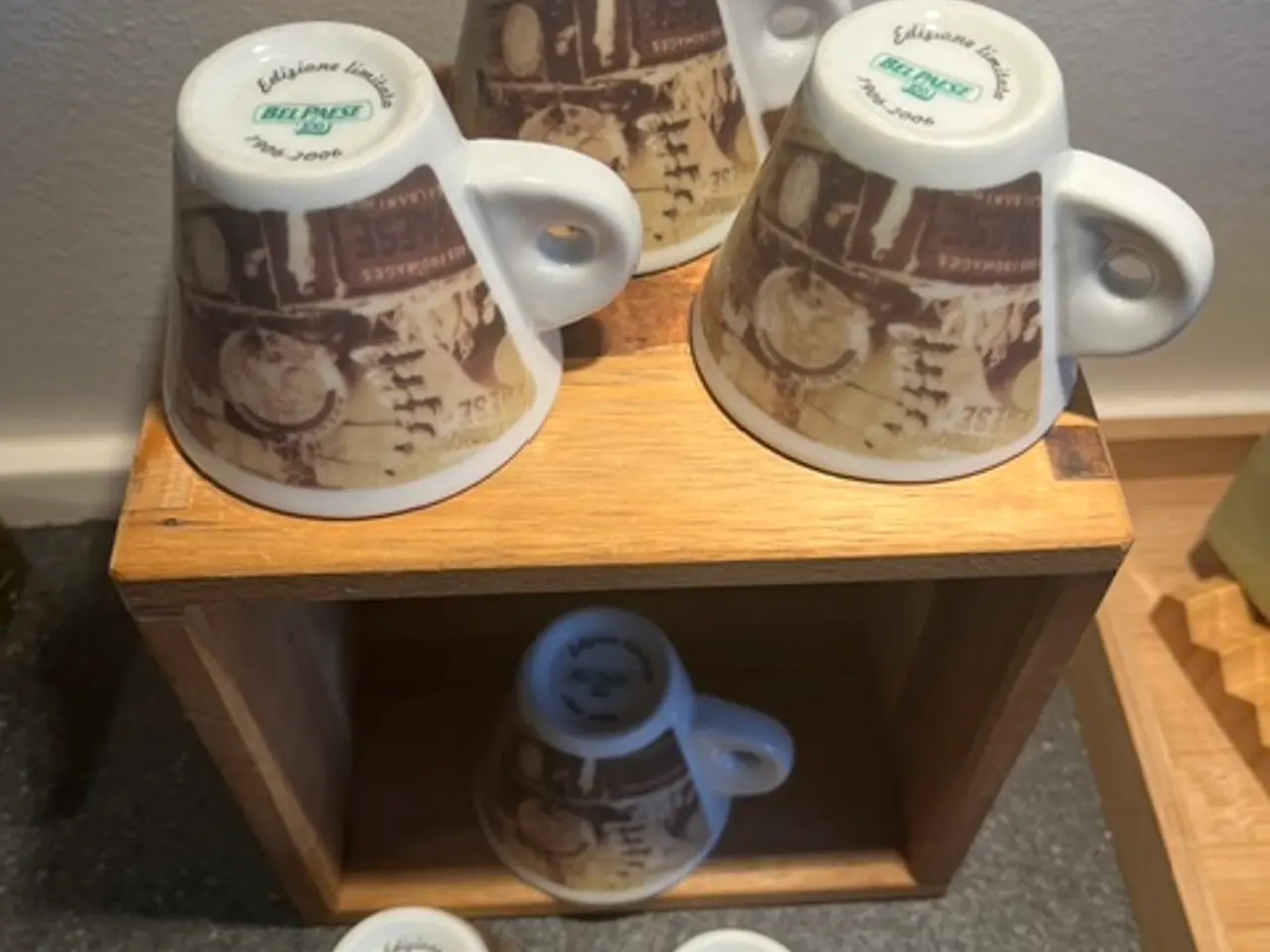 Billede 3 - 6 sjældne Bel Paese kaffekopper – Limited Edition