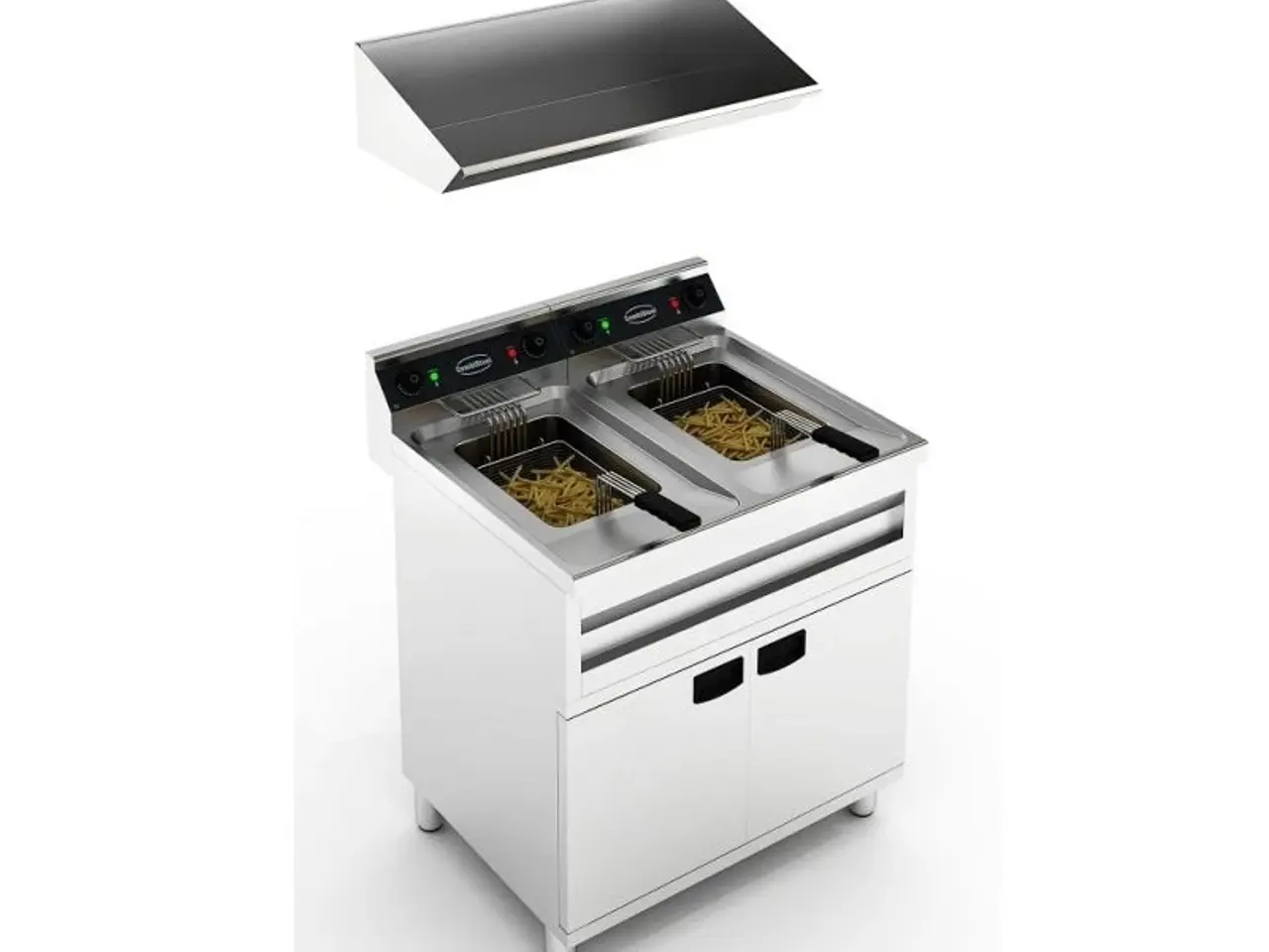 Billede 3 - Elektrisk friture – 2 x 9 kW