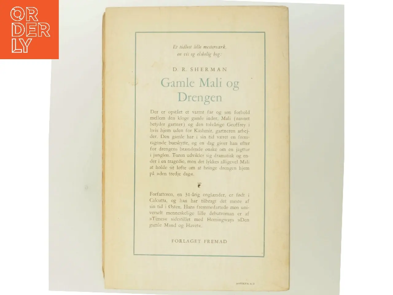 Billede 3 - Gamle Mali og Drengen af D. R. Sherman (Bog)