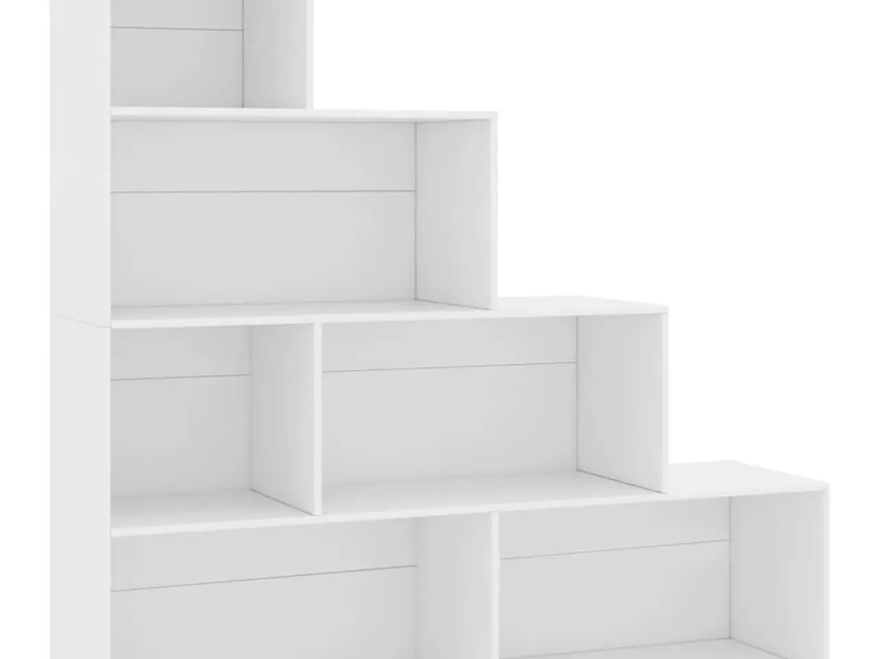 Billede 2 - Bogreol/rumdeler 155x24x160 cm konstrueret træ hvid