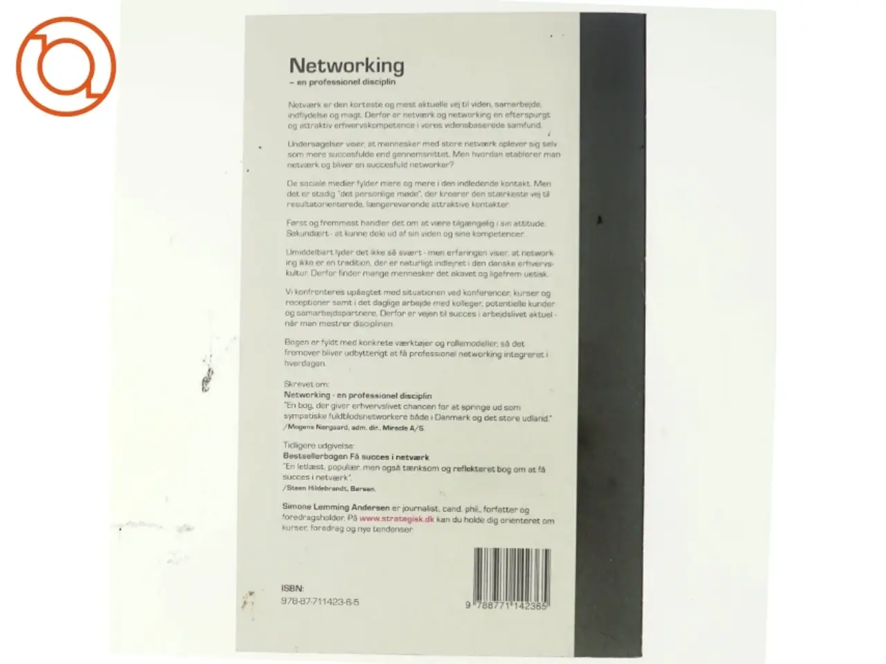 Billede 3 - Networking - en professionel disciplin af Simone Lemming Andersen (Bog)