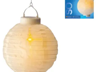 5 stk. lumineo solcelle lanterne kugleformet flammeeffekt 23 cm(ubrugt)