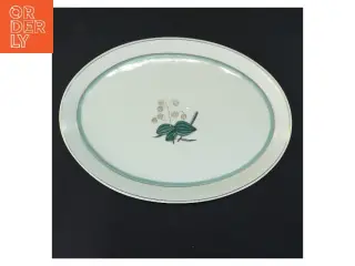 Ovalt porcelænsfad Hjertegræs, Royal Copenhagen(str. 25,5x18,5 cm) fra Royal Copenhagen (str. 25,5x18,5 cm)