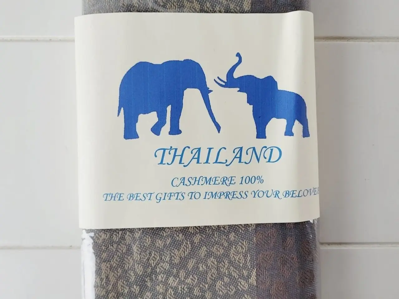 Billede 1 - ⭐️- Elegant og Blødt Pashmina Tørklæde - UBRUGT
