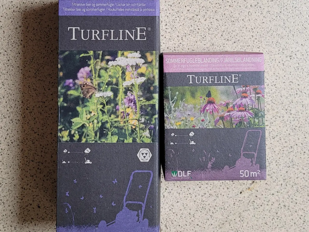 Billede 1 - Blomsterfrø fraTurfline 2 slags
