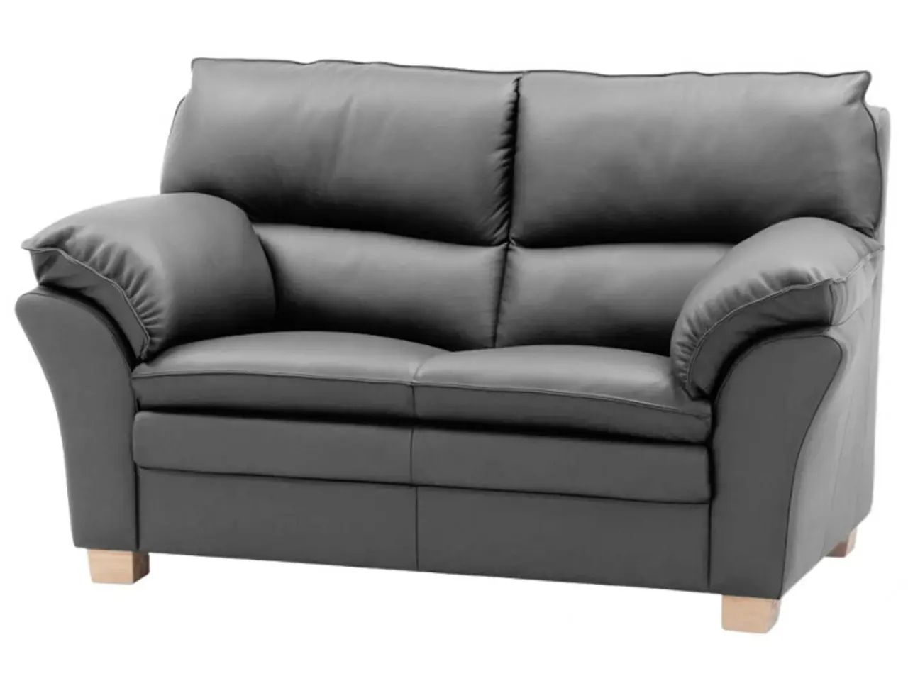 Billede 3 - Hjort Knudsen Thisted 2 pers Semianilin læder sofa