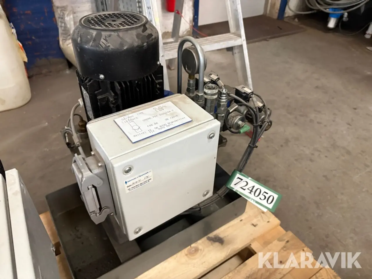 Billede 3 - Hydraulik pumpestation Serman Tipsmark PS 20L