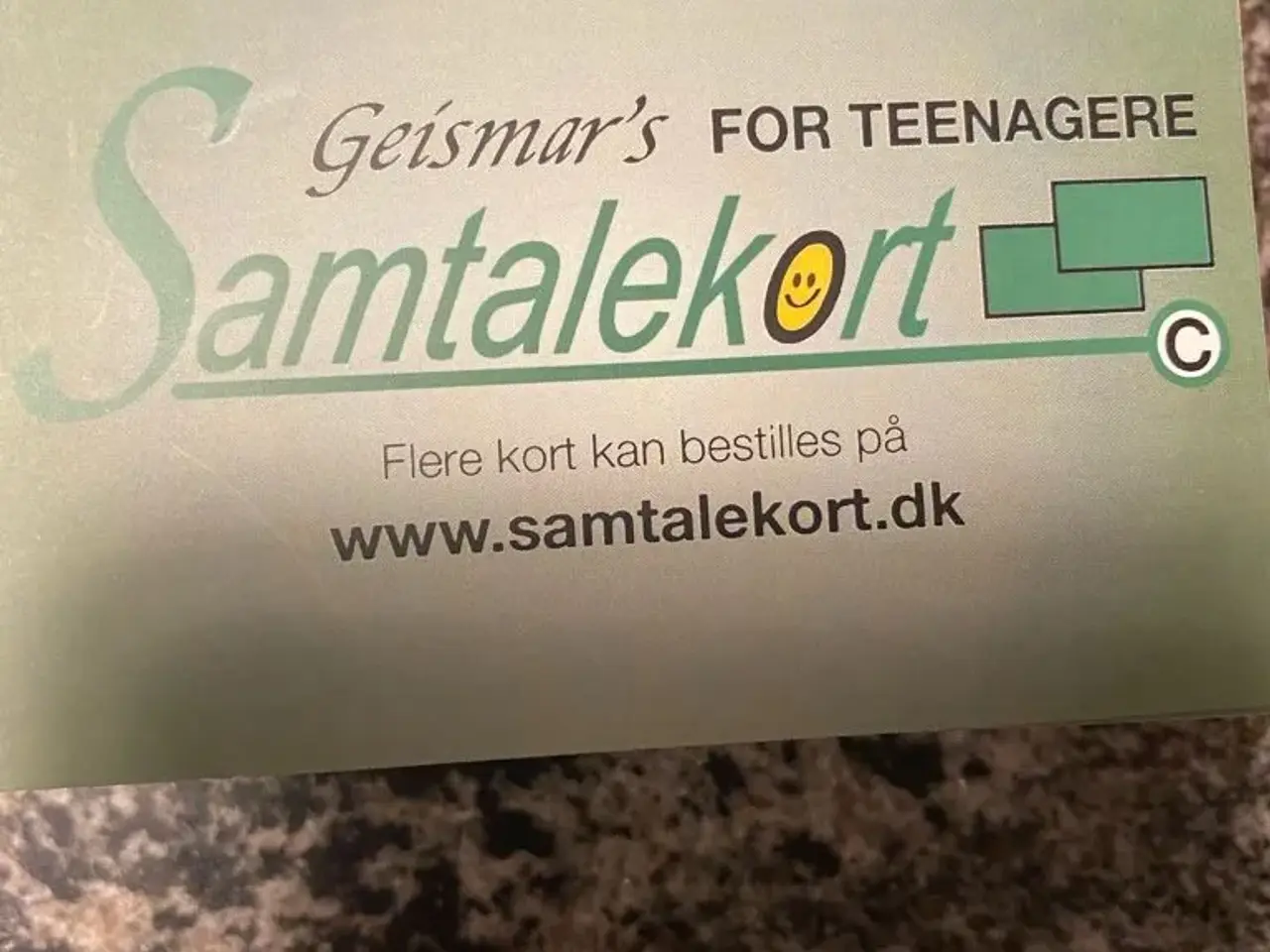Billede 2 - Geismar?s samtalekort