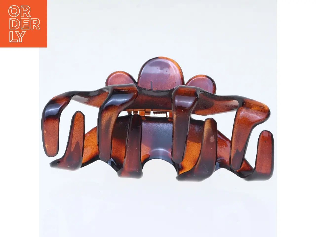 Billede 2 - Brun hårklo 9x4 cm (str. 9x4 cm)