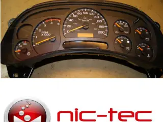 Reparation af Chevrolet kombiinstrument og speedometer
