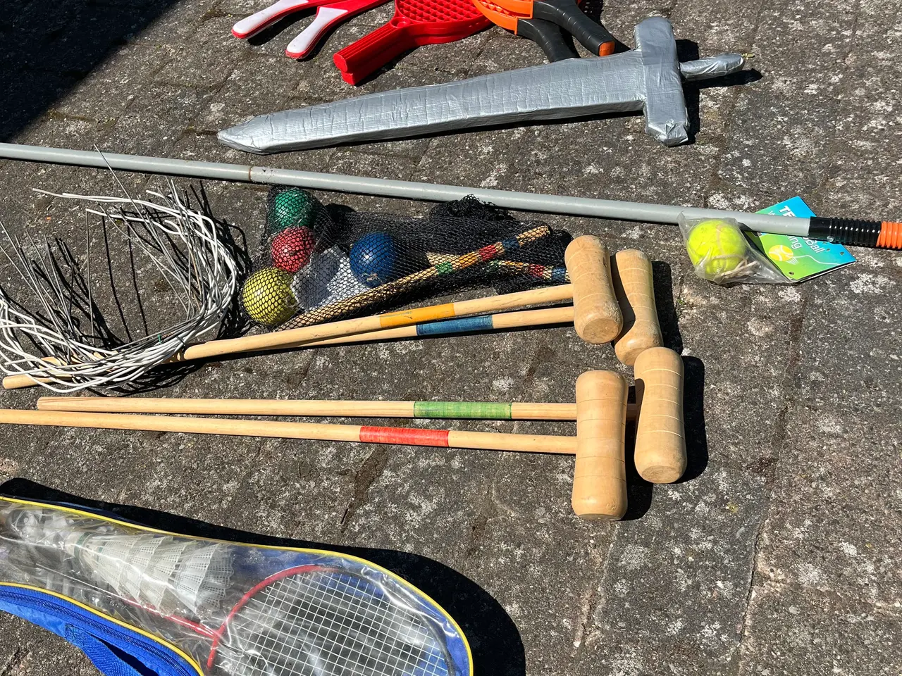 Billede 1 - Stangtennis, badminton, kroket mm.