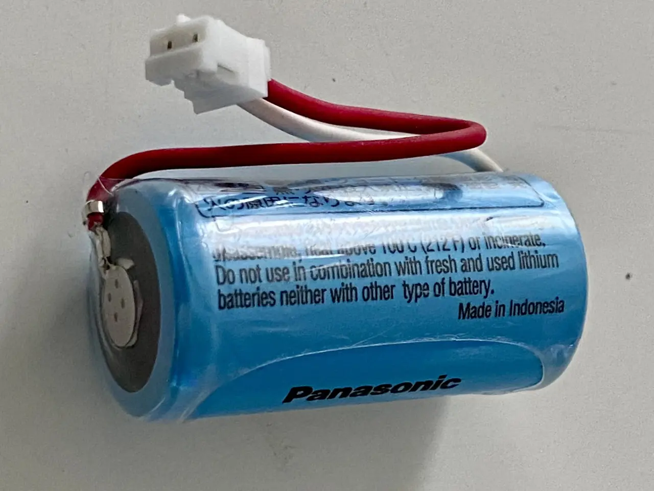 Billede 6 - GP Lithium CR123AZ 3V batteri med kabel – 2800 mAh