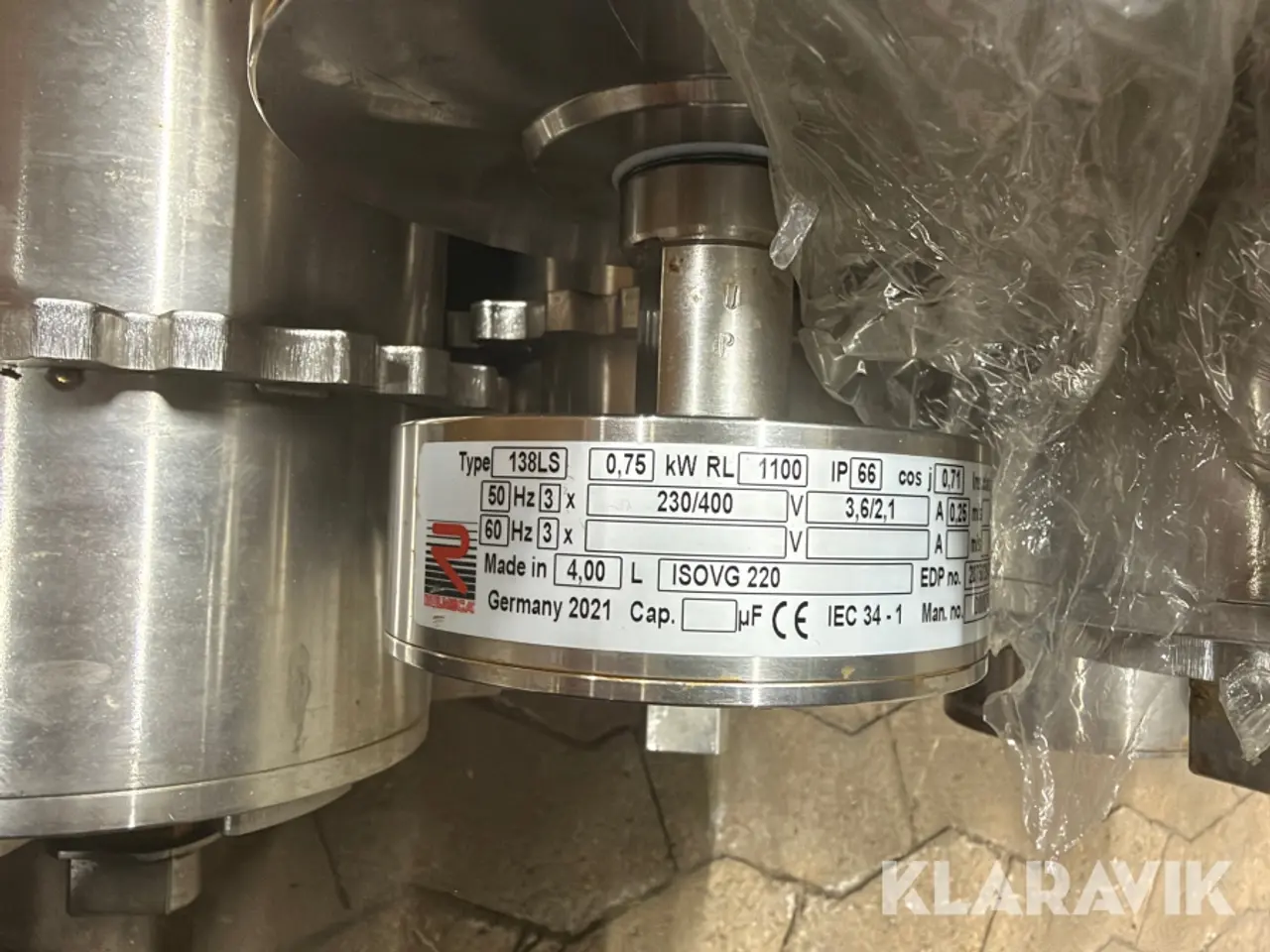 Billede 7 - Tromlemotor Rulmeca 138 LS 1 styk Palle (10 styk)