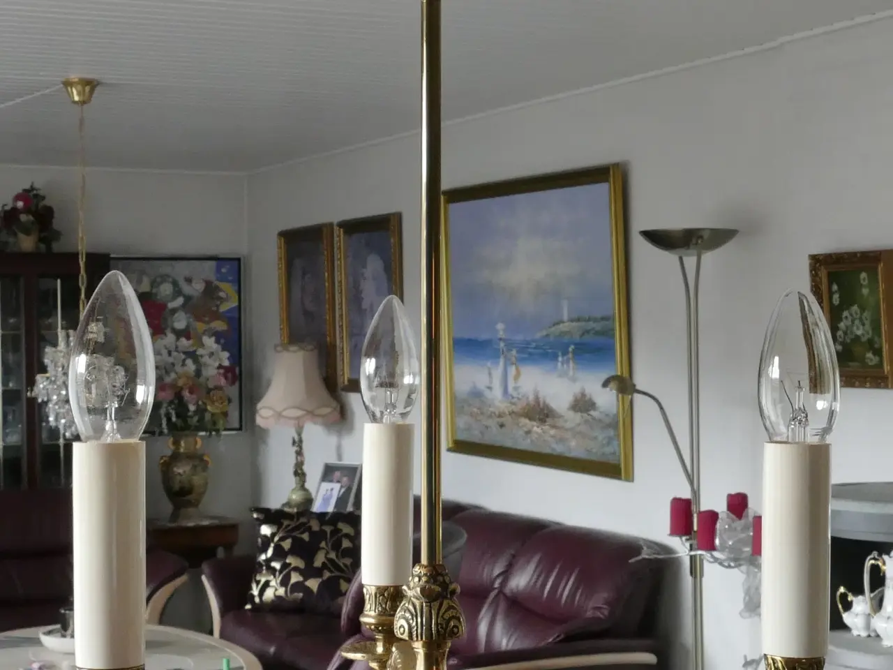 Billede 5 - Antik Bronze Standerlampe