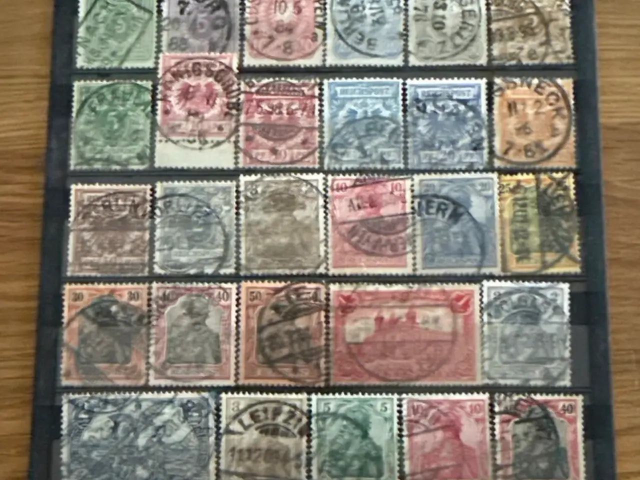 Billede 2 - Samling ældre frimærker fra det gamle Tyskland