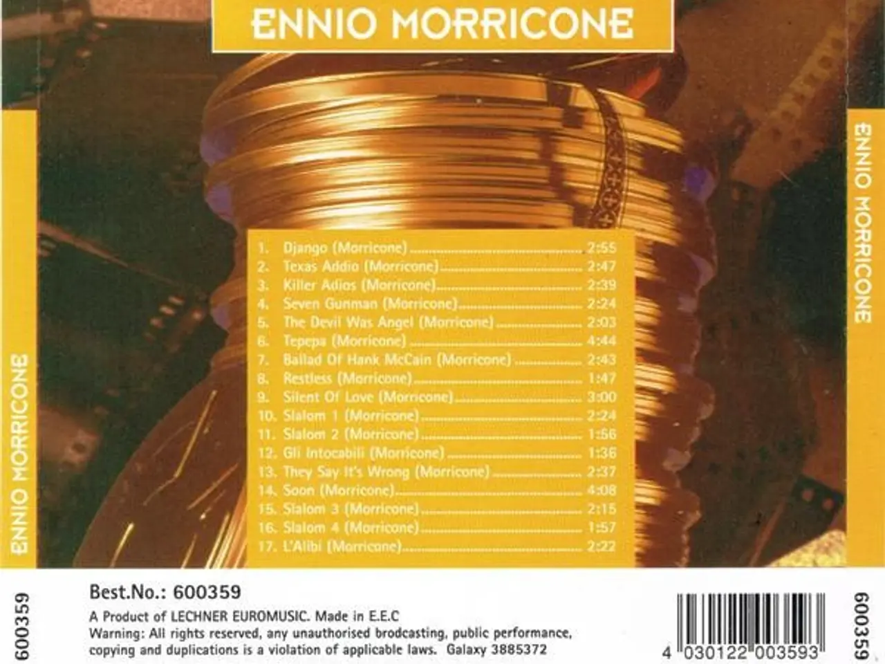 Billede 2 - Ennio Morricone – Film Music – CD
