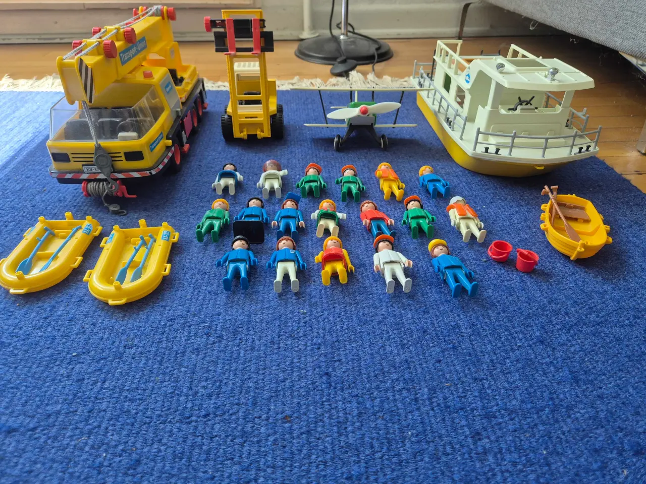 Billede 2 - Playmobilkran og skib