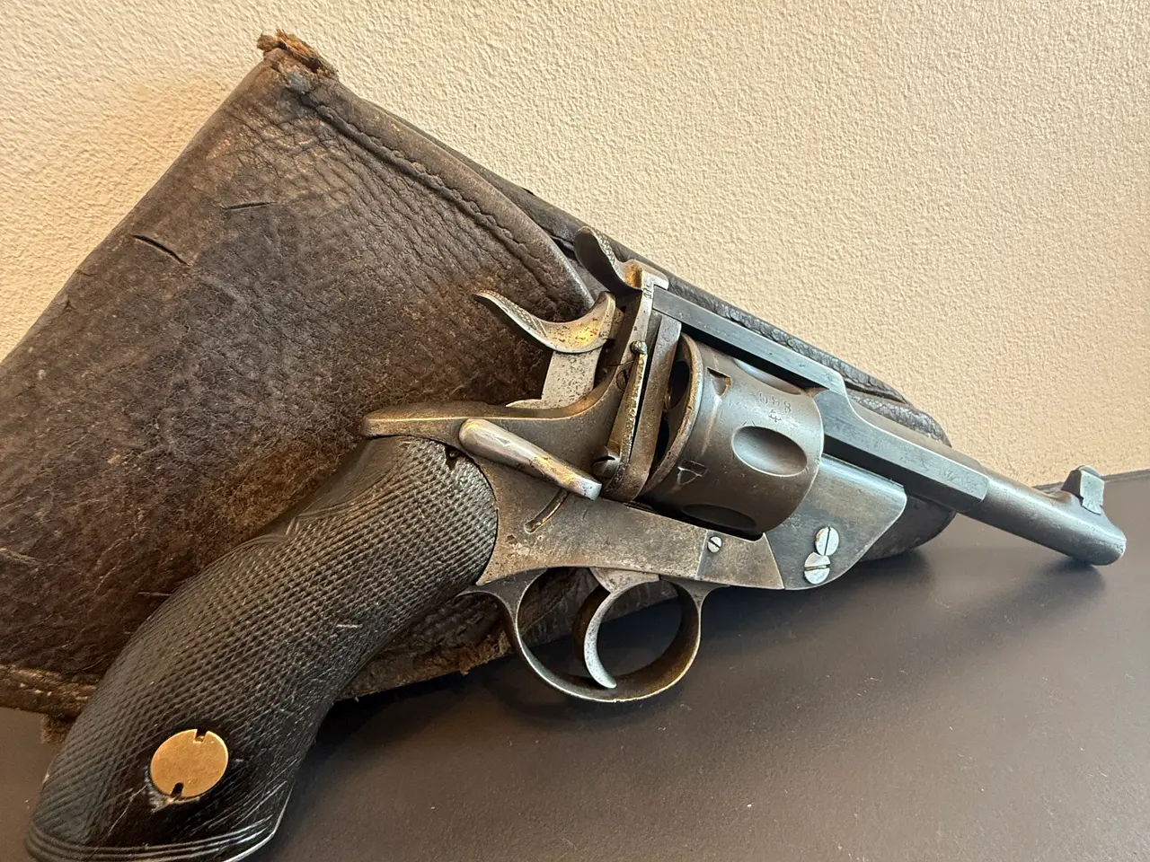Billede 3 - Dansk Marinerevolver M/1891 med hylster – kræver s