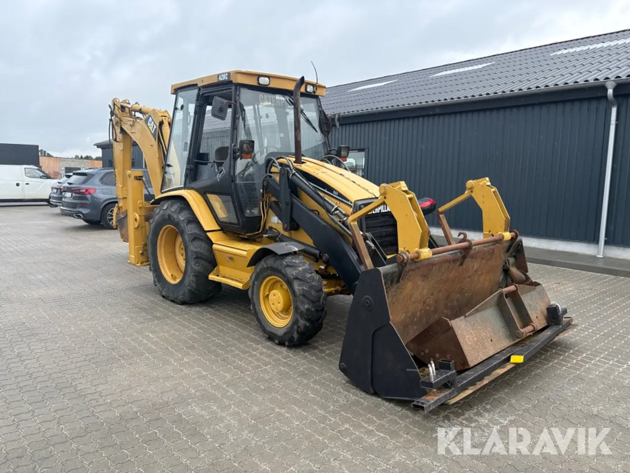 Billede 6 - Rendegraver Caterpillar 428C med tilbehør
