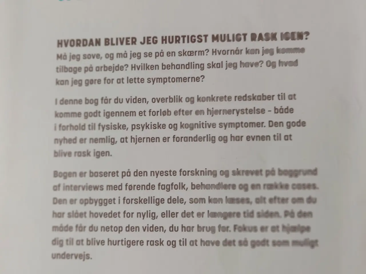 Billede 3 - Hjernerystelse kom godt igennem, 
